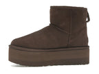tenisky a boty UGG Classic Mini Platform Burnt Cedar (W) 1134991-BCDR ADONIO