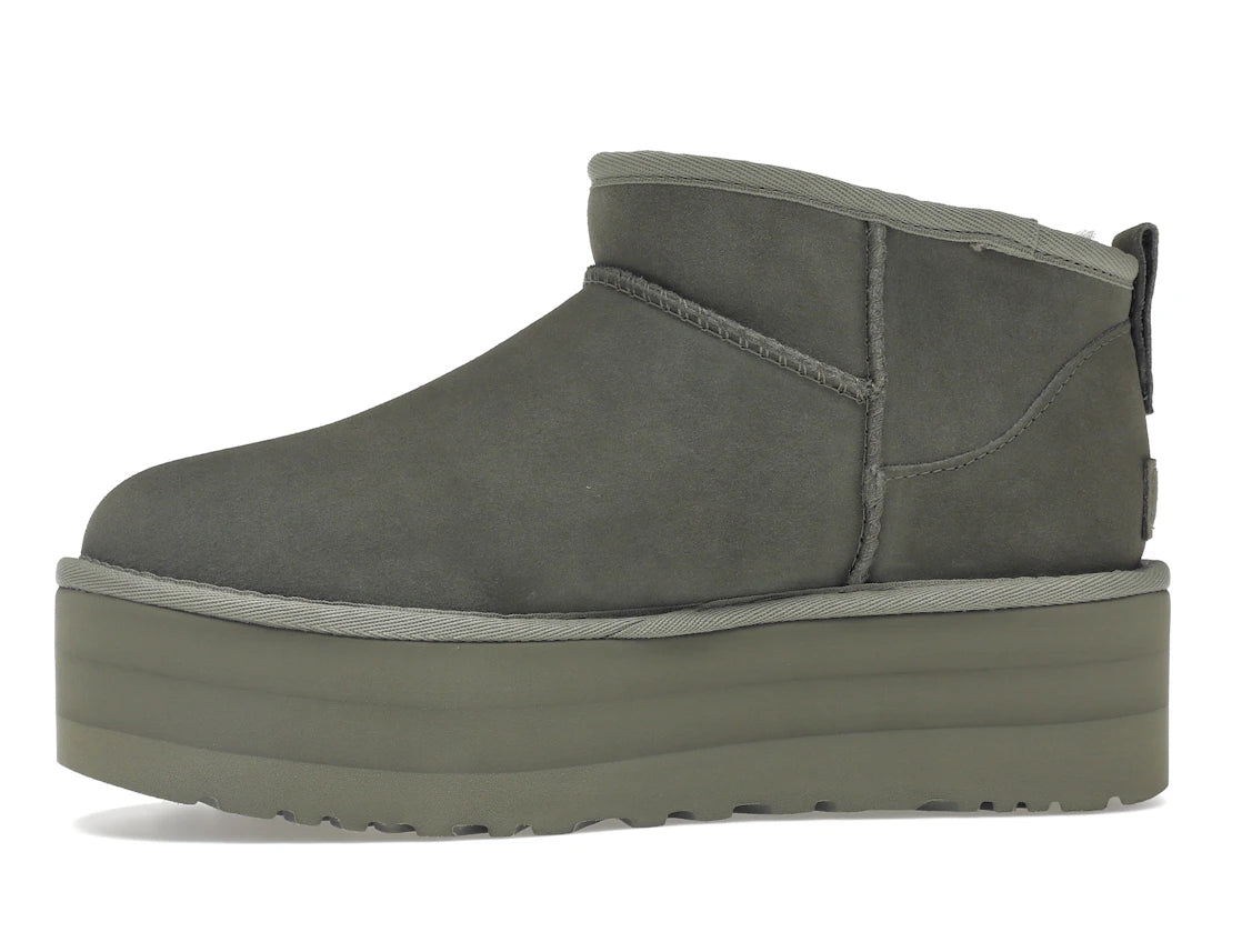 UGG Classic Ultra Mini Platform Boot Moss Green (W)