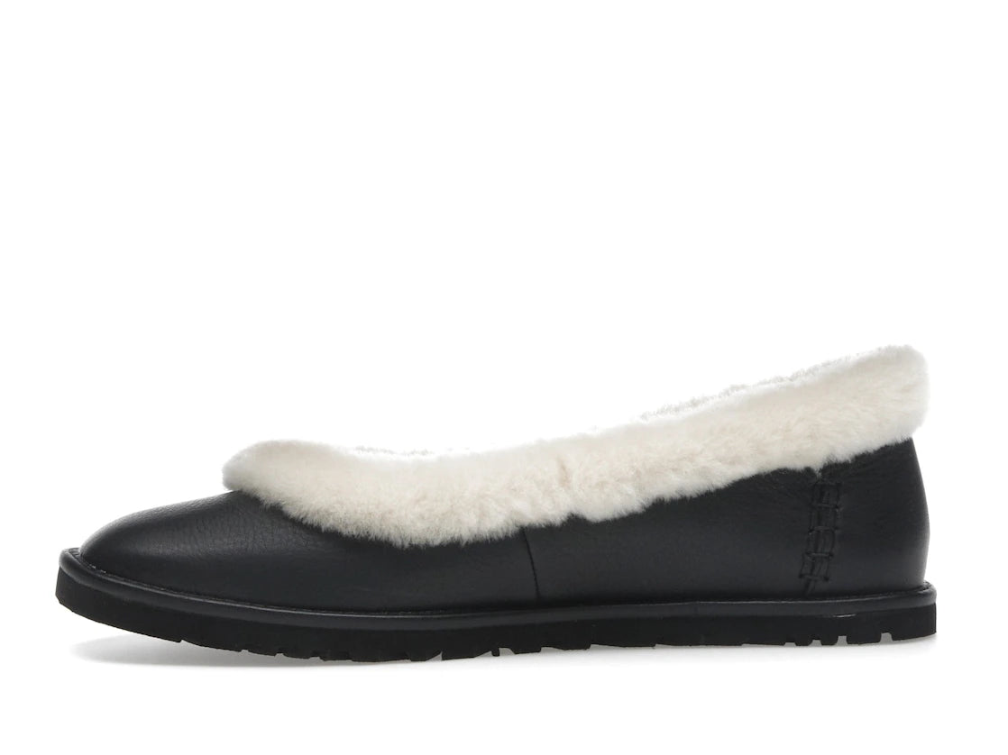 tenisky a boty UGG Zora Leather Ballet Flat Black (W) 1178450-BLK ADONIO
