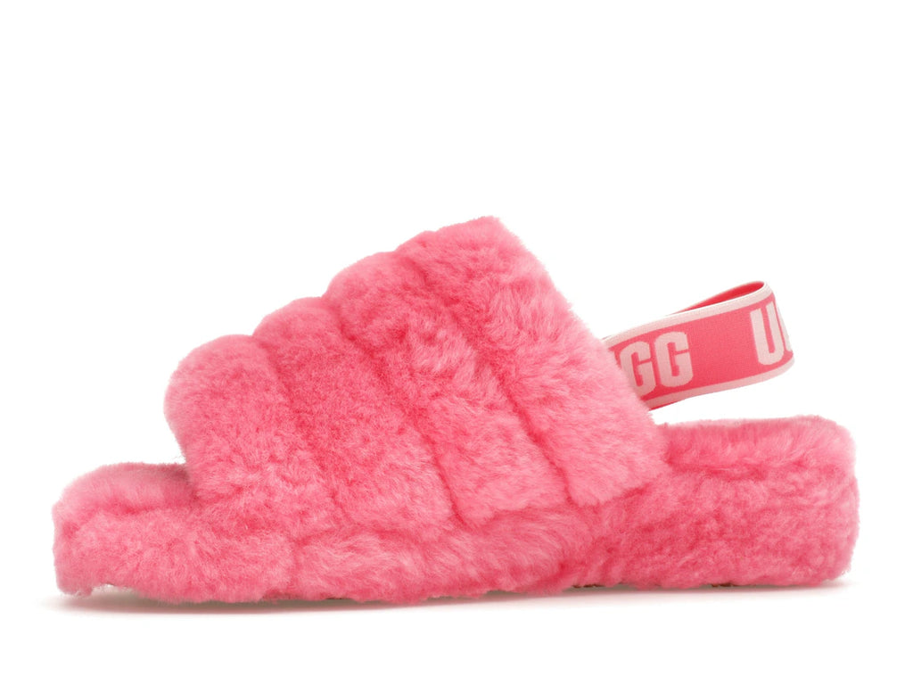 tenisky a boty UGG Fluff Yeah Slide Pink Rose (W) 1095119-PKRS ADONIO