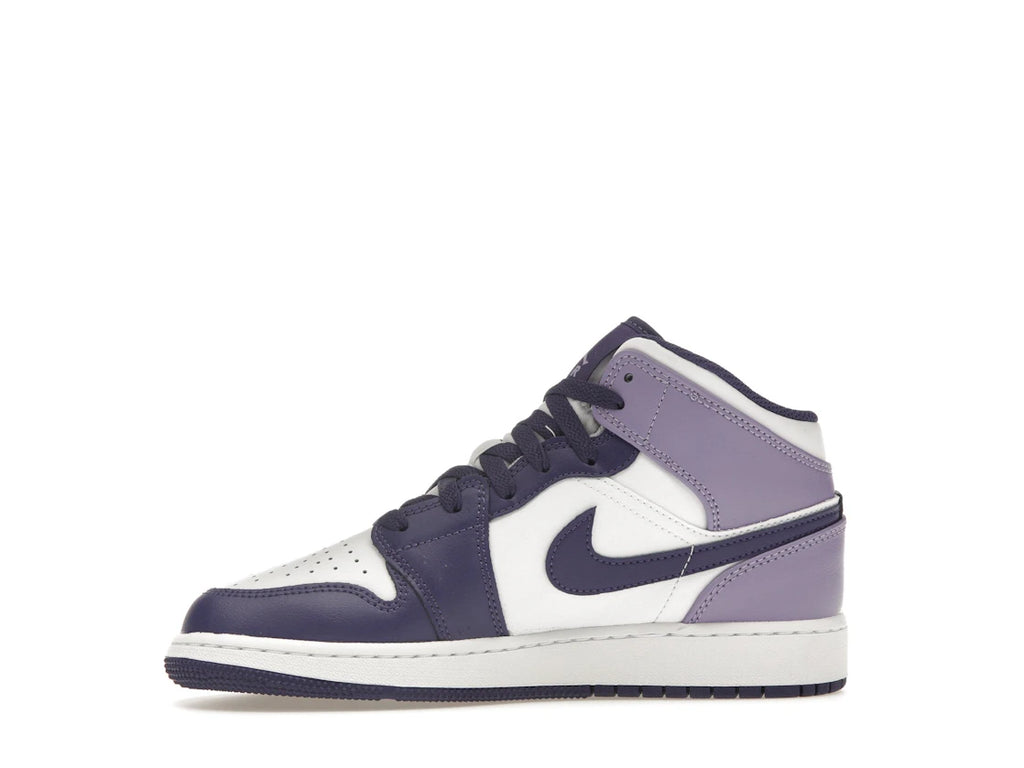tenisky a boty Jordan 1 Mid White Sky J Purple (GS) DQ8423-515 ADONIO