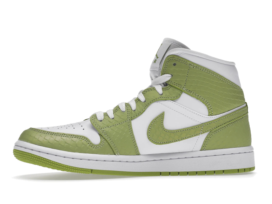Jordan 1 Mid Green Python (W)
