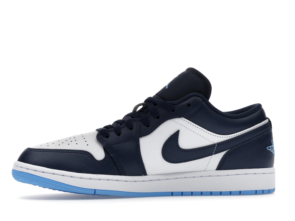 tenisky a boty Jordan 1 Low Midnight Navy University Blue 553558-404 ADONIO