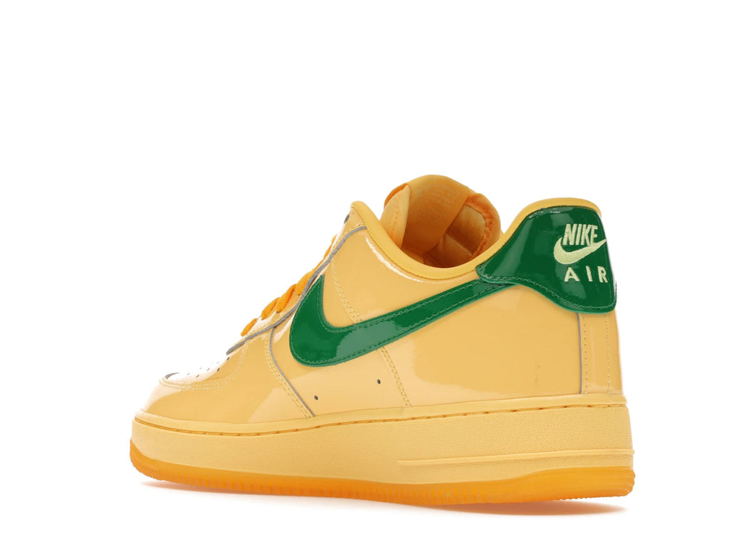 tenisky a boty Nike Air Force 1 Low Patent Leather Topaz Gold Pine Green IO4489-700 ADONIO