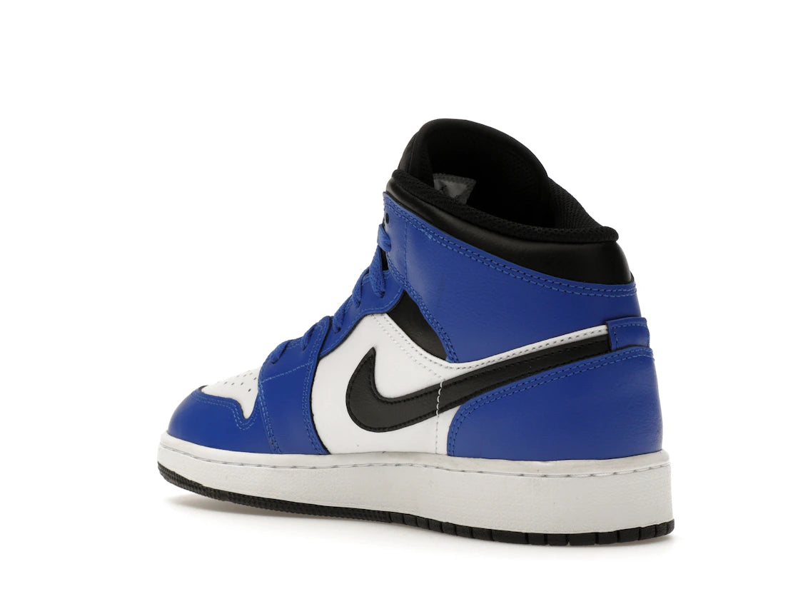 Jordan 1 Mid Game Royal White Black (GS)