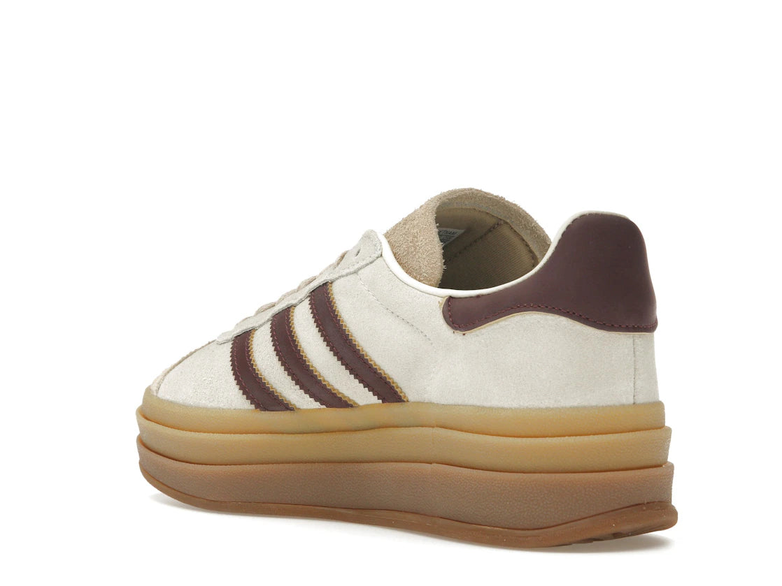 tenisky a boty adidas Gazelle Bold Cream White Maroon (W) JQ5127 ADONIO