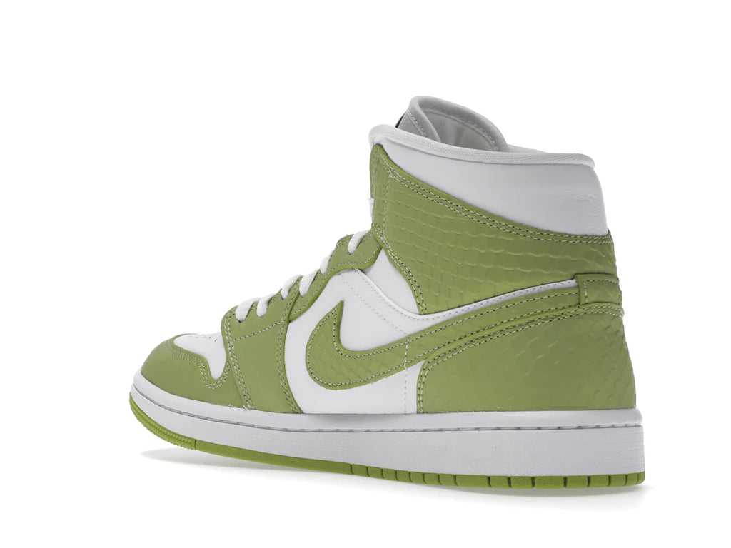 Jordan 1 Mid Green Python (W)