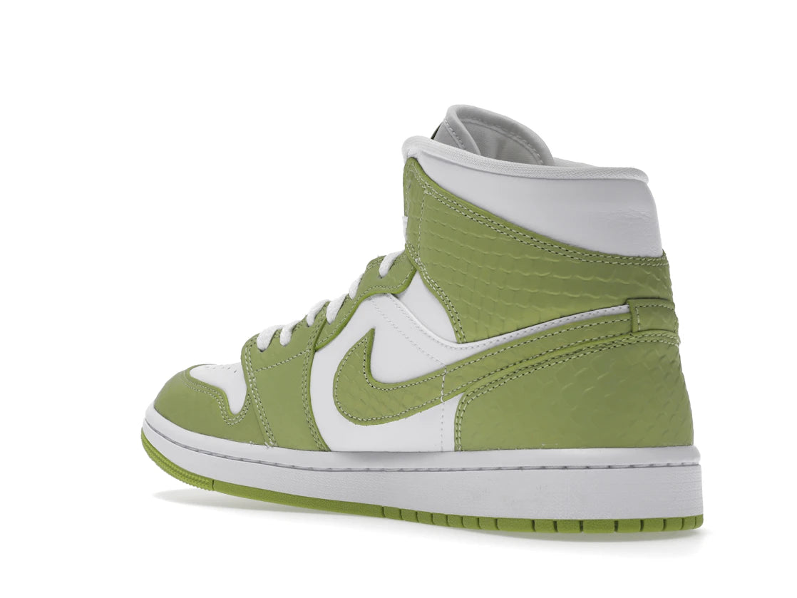 Jordan 1 Mid Green Python (W)