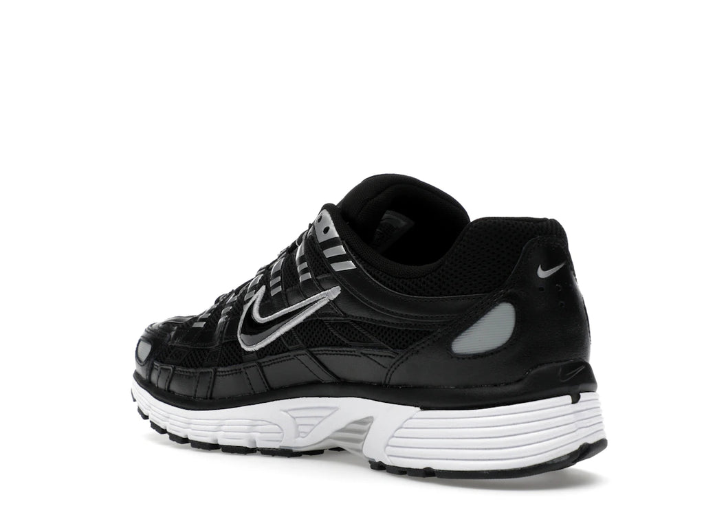 Nike P-6000 Black White Metallic Silver