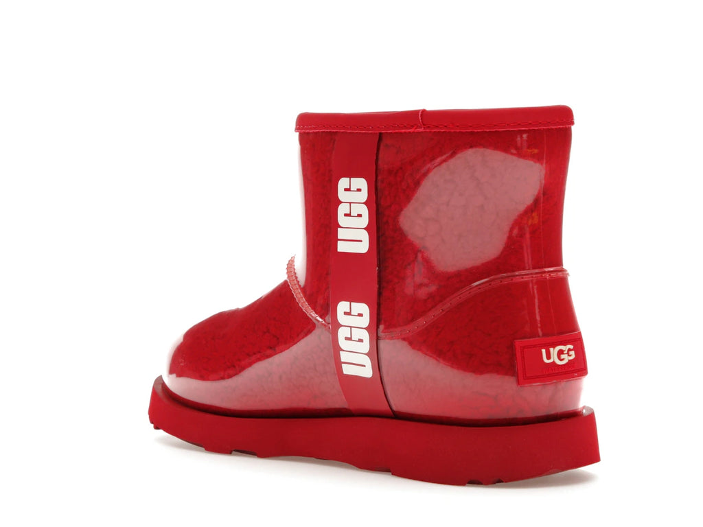 tenisky a boty UGG Classic Clear Mini II Boot Samba Red (Kids) 1112386K-SBR ADONIO