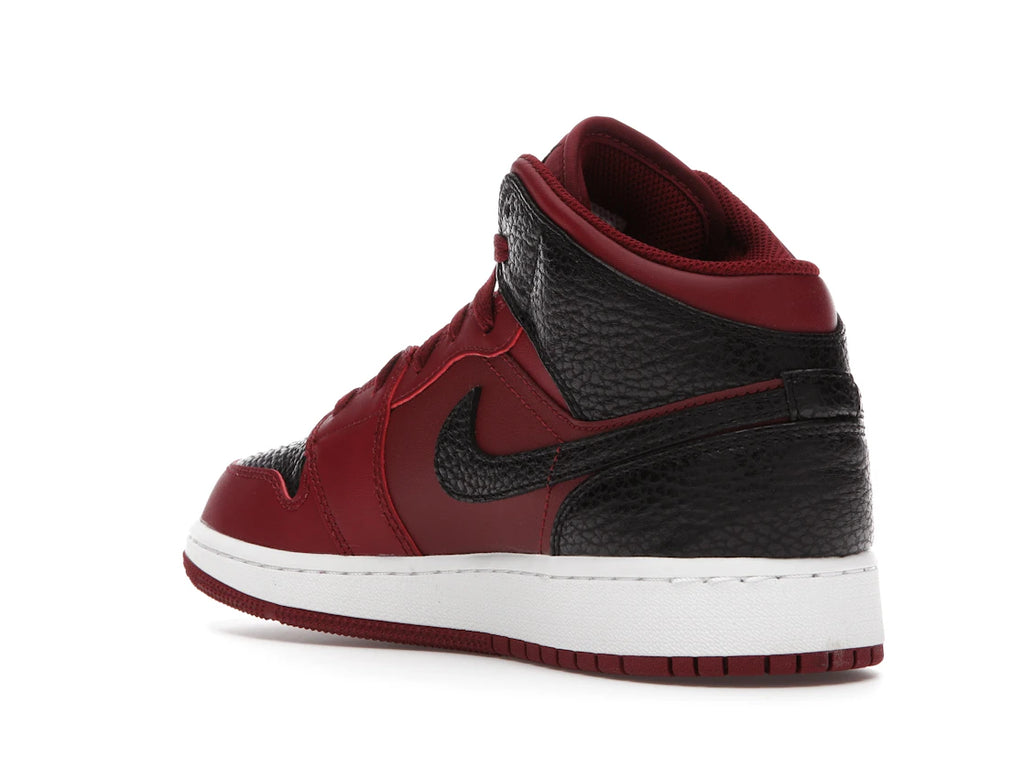 tenisky a boty Jordan 1 Mid Team Red Black White (GS) 554725-601 ADONIO