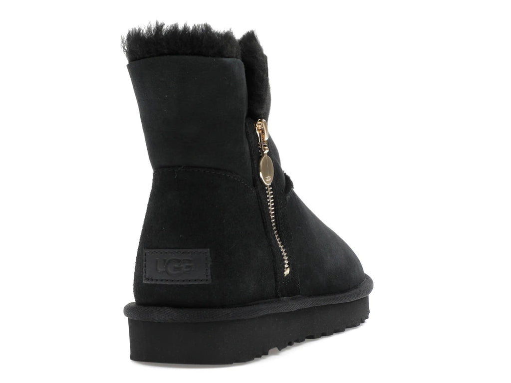 tenisky a boty UGG Bailey Zip Mini Boot Black (W) 1112481-BLK ADONIO