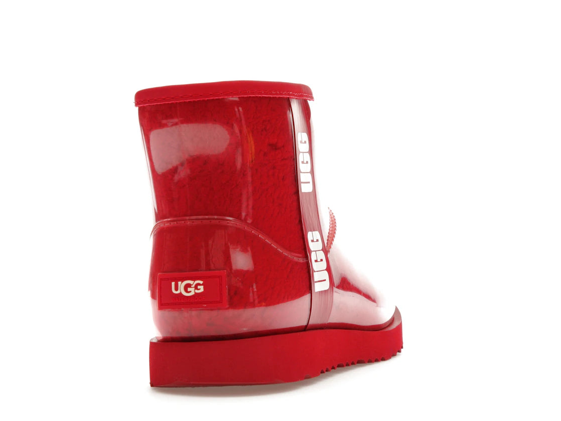 tenisky a boty UGG Classic Clear Mini II Boot Samba Red (Kids) 1112386K-SBR ADONIO