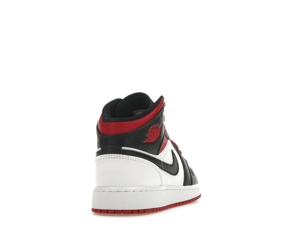 Jordan 1 Mid Gym Red Black Toe (GS)