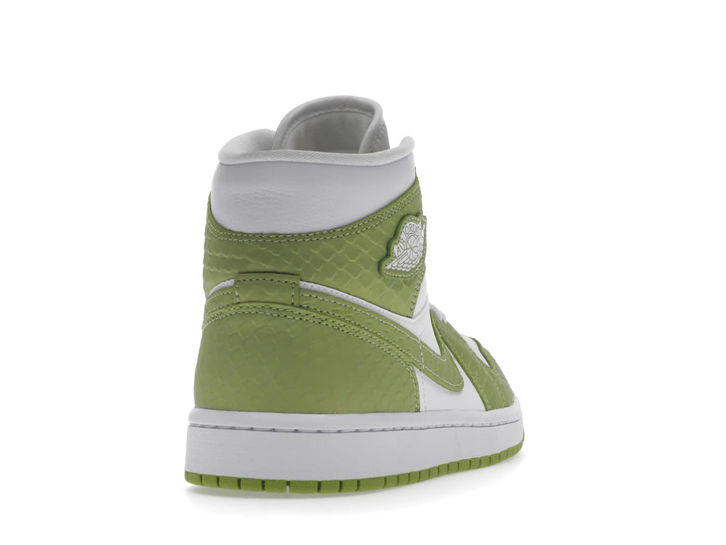 Jordan 1 Mid Green Python (W)