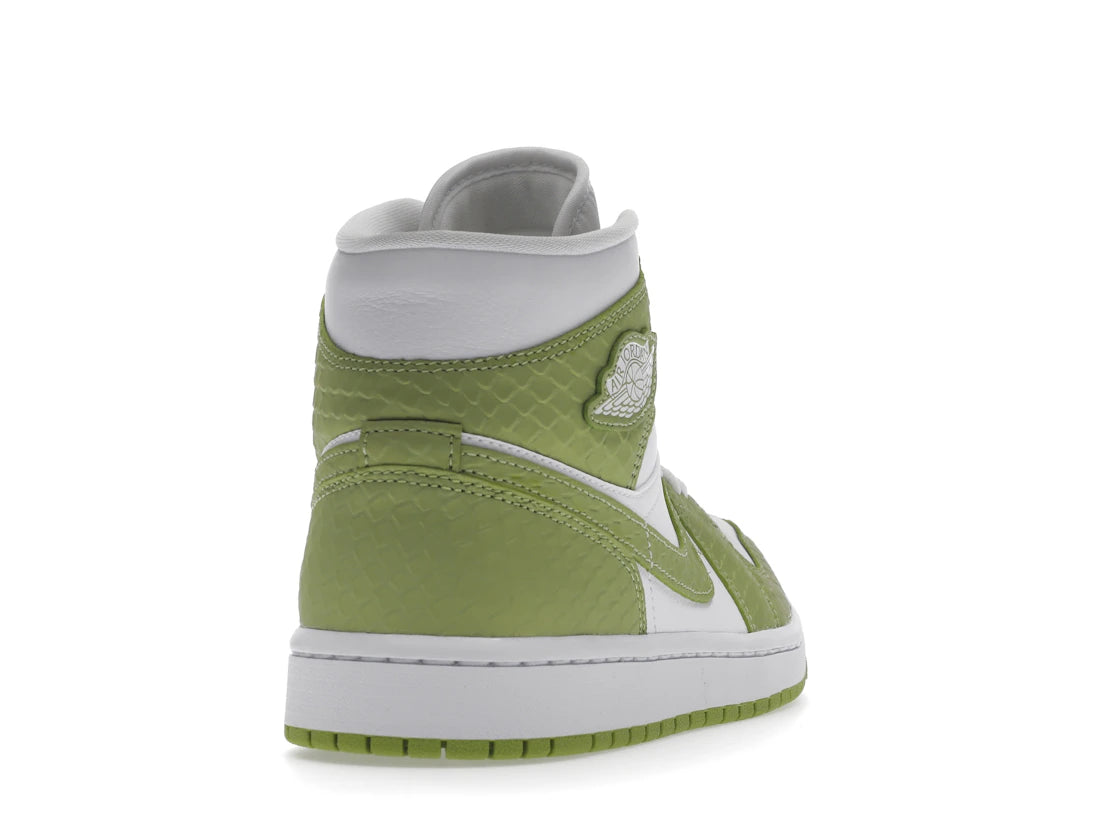 Jordan 1 Mid Green Python (W)