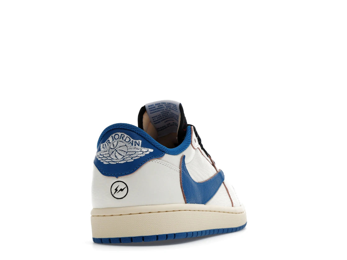 Jordan 1 Retro Low OG SP Fragment x Travis Scott Sail Military Blue