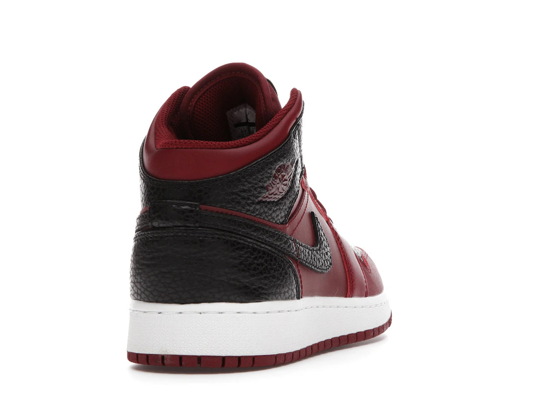 tenisky a boty Jordan 1 Mid Team Red Black White (GS) 554725-601 ADONIO