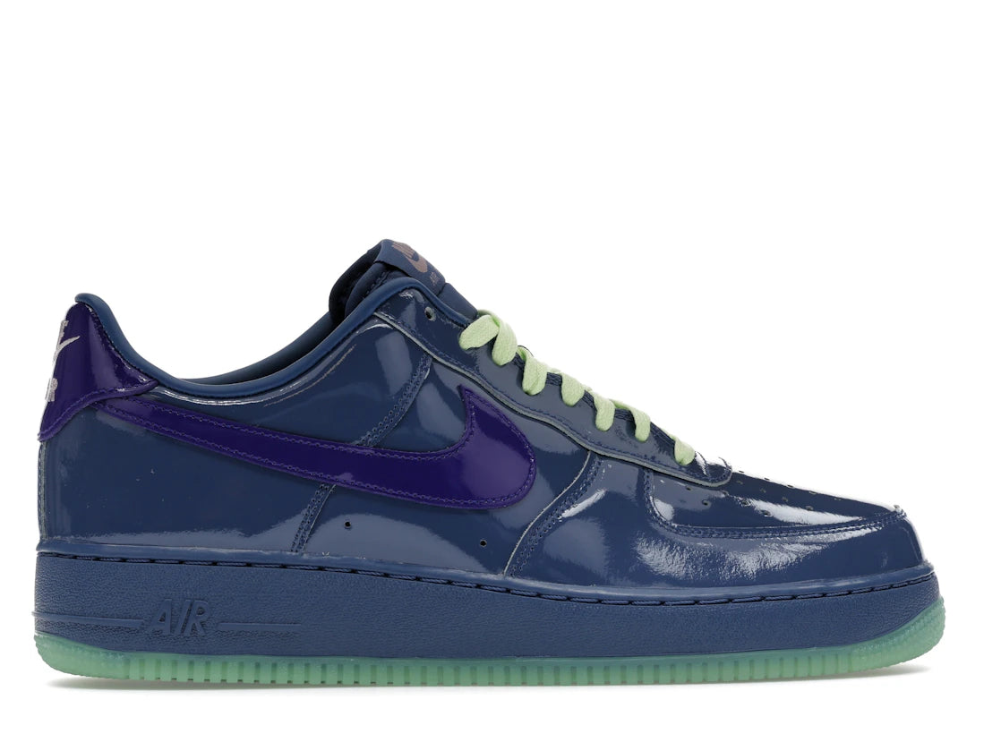 tenisky a boty Nike Air Force 1 Low Patent Leather Mystic Navy Grape Ice ADONIO