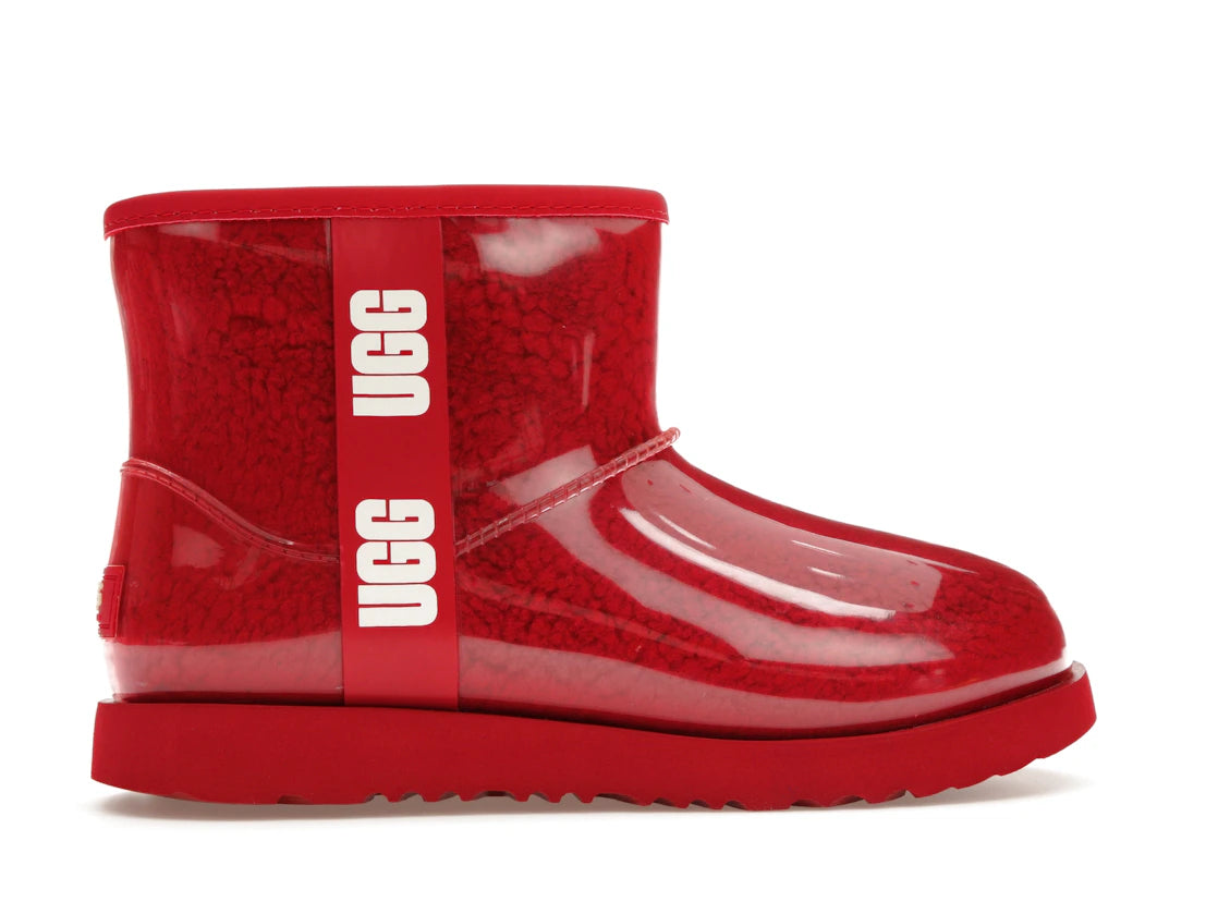 tenisky a boty UGG Classic Clear Mini II Boot Samba Red (Kids) 1112386K-SBR ADONIO
