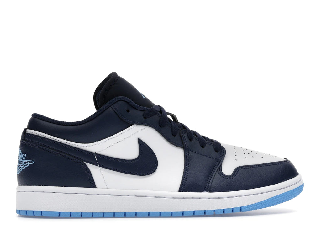 tenisky a boty Jordan 1 Low Midnight Navy University Blue 553558-404 ADONIO