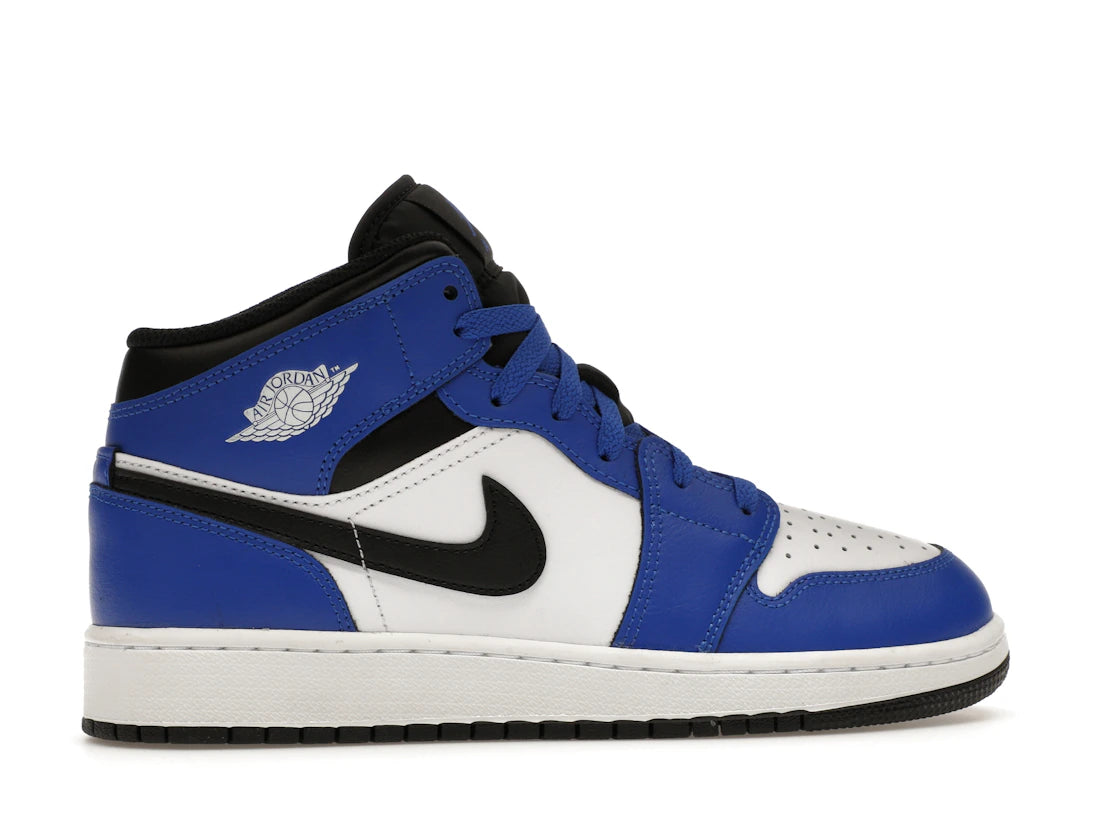 Jordan 1 Mid Game Royal White Black (GS)