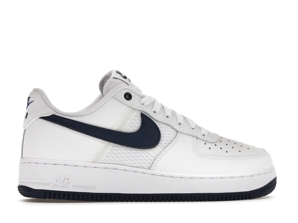 Nike Air Force 1 Low '07 LV8 SE Mesh Tape White Midnight Navy