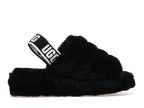 tenisky a boty UGG Fluff Yeah Slide Black (W) 1095119-BLK ADONIO