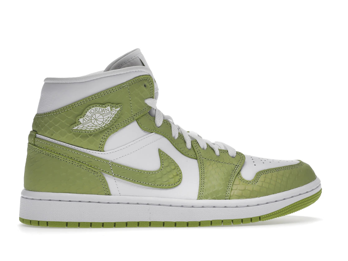Jordan 1 Mid Green Python (W)