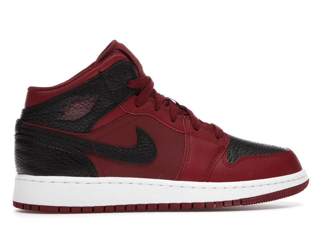 tenisky a boty Jordan 1 Mid Team Red Black White (GS) 554725-601 ADONIO