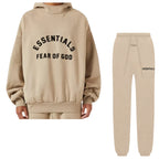 Fear of God Essentials SS23 Dusty Beige (BLACK PRINT) - Celý set ADONIO