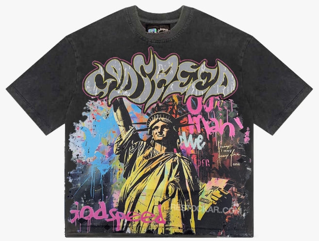 Godspeed Vandal Tee Black
